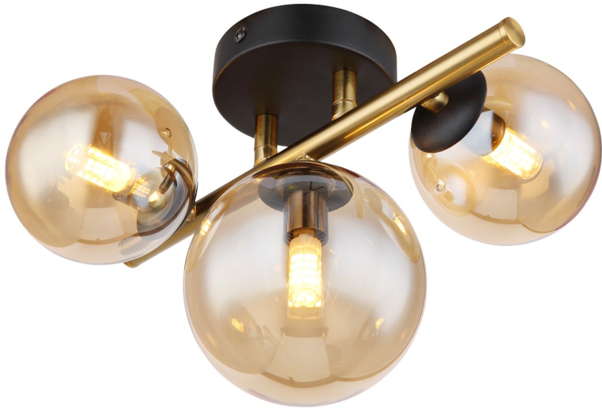 Darmowa Dostawa - Kinkiet 3x3.5 W czarny Globo Lighting Riha 561353W