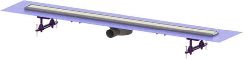 Darmowa Dostawa - Odpływ prysznicowy 115 cm Kessel Linearis Compact 4560067M