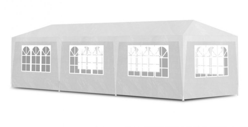 Pawilon ogrodowy MultiGarden handlowy 3x9m 8 ścianek biały 1 szt.