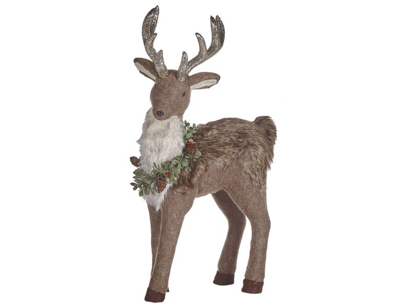 Figurka dekoracyjna renifer 70 cm brązowa Tapio 1 szt.
