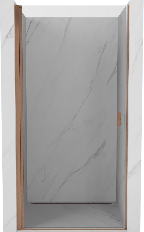 Drzwi prysznicowe Mexen Mist-B miedź szczotkowana 90 cm 1 szt