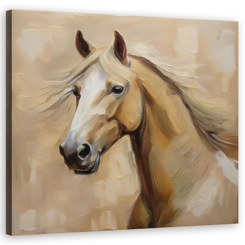 Obraz do salonu sypialni Feeby Zwierzęta Koń Vintage 30x30 cm 1szt