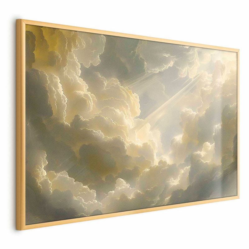 Plakat Artgeist Zachwycająca gra kolorów 30x21 cm z ramą złotą 1 szt