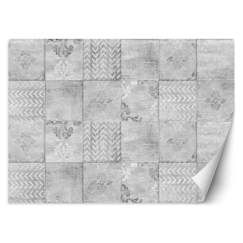 Fototapeta Feeby Minimalistyczne kafelki w szarości 300x210 1 szt