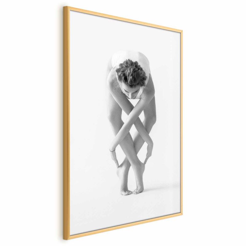 Plakat Artgeist Balet 29,7x42 cm z ramą złotą 1 szt