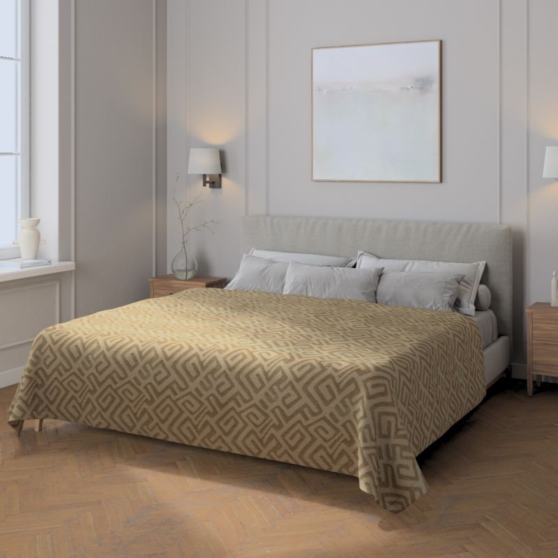 Pled narzuta 220x260cm Dekoria 220x260cm mocca 1 szt.
