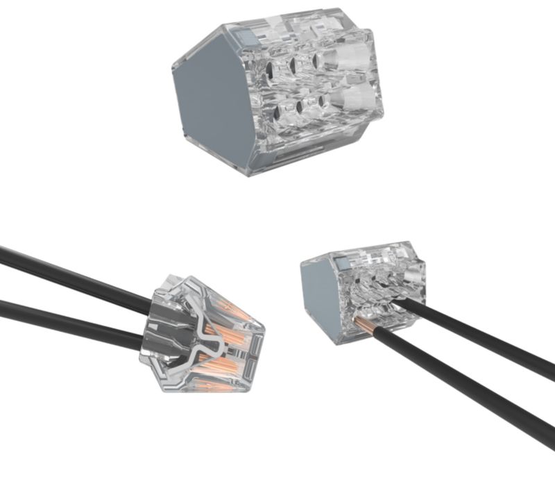Złączka uniwersalna EDO instalacyjna do przewodów sztywnych maks. 2.5mm² 8-przew. EDO208 50 szt.