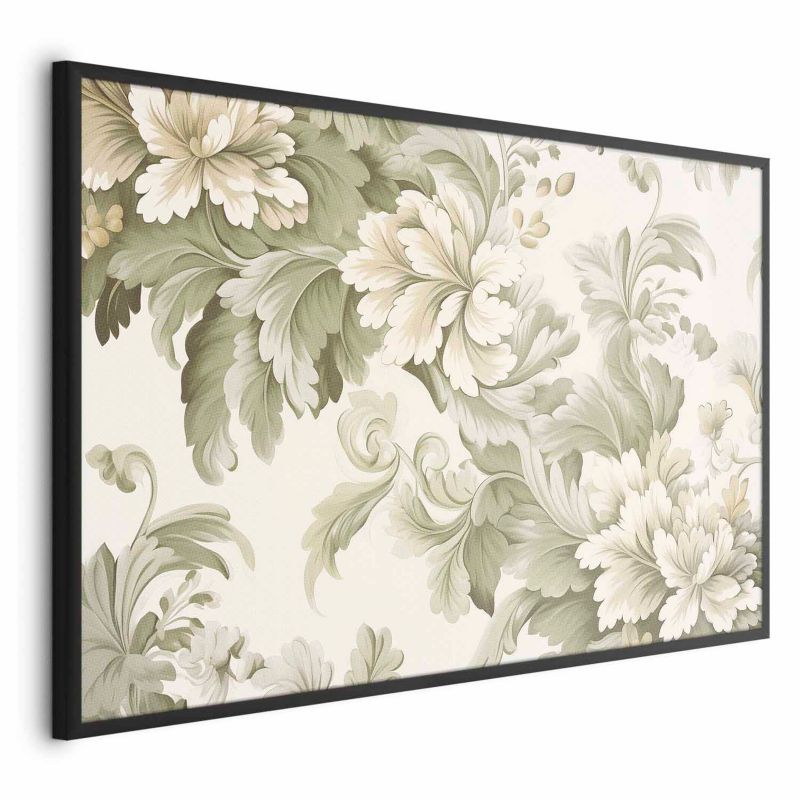 Plakat Artgeist Vintage kwiaty 90x60 cm z ramą czarną 1 szt