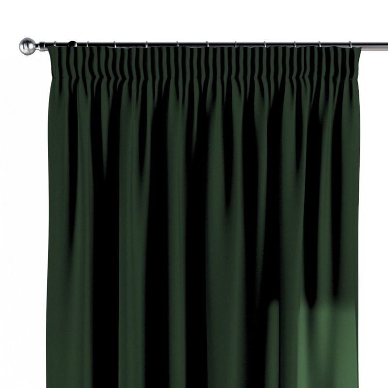Zasłona na taśmie marszczącej 1 szt. 130 x 260 cm Dekoria zielony 1 szt.