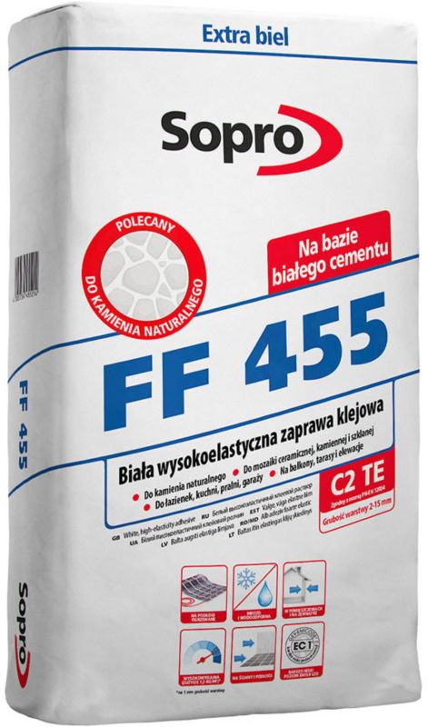 Klej elastyczny Sopro FF455 22 kg