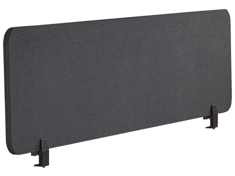Przegroda biurkowa Ciemnoszary Wally 130 x 40 cm 1 szt.