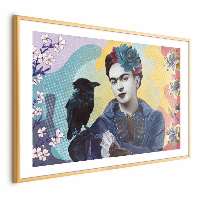 Plakat Artgeist Totemiczna Frida 60x40 cm z ramą złotą 1 szt