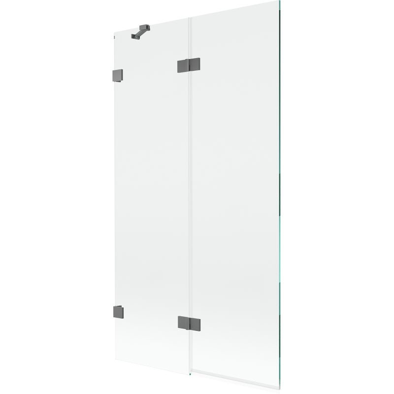 Parawan nawannowy Mexen Lunar gun metal 100 x 150 cm 2-skrzydłowy 1 szt
