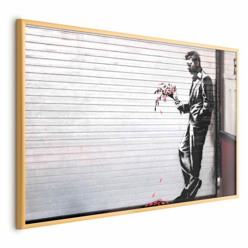 Plakat Artgeist Zakochany 60x40 cm z ramą złotą 1 szt