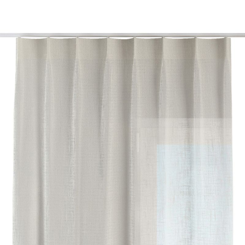 Zasłona na haczykach flex pojedynczych 140 x 260 cm Dekoria ecru 1 szt.