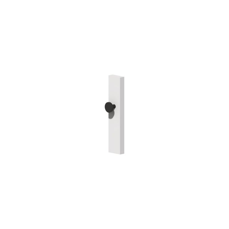 Wieszak MINI Clickform Murso by Cezar Biały RAL9003 Mat 40x192x16mm MDF 1 szt.