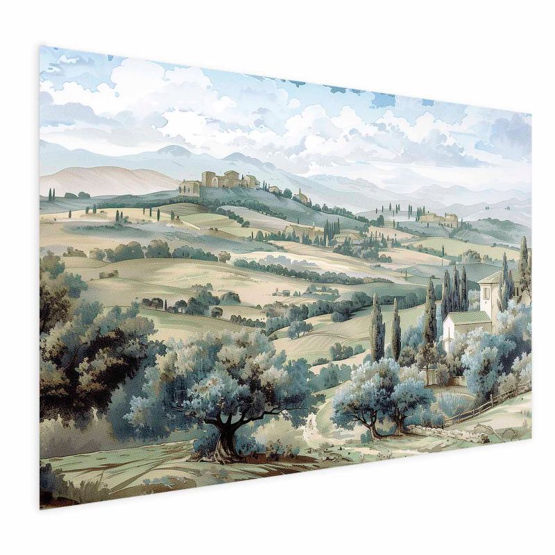 Plakat Artgeist Pejzaż z polami 90x60 cm bez ramy 1 szt