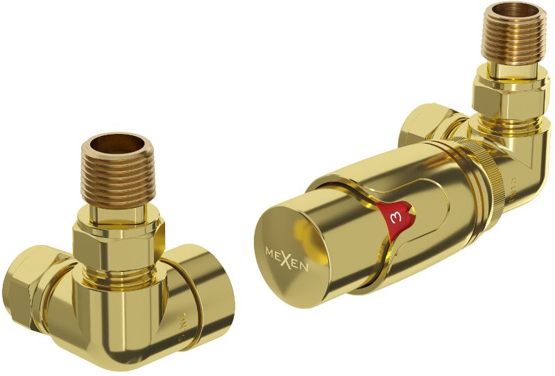 Zestaw termostatyczny osiowy Mexen G00 złoty W903-900-50 1 szt.