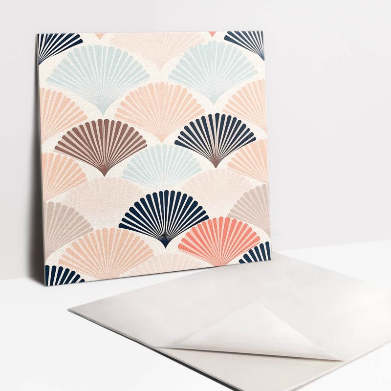 Kafelki samoprzylepne Tulup 30x30 cm Pastelowy boho wzór 9 szt.