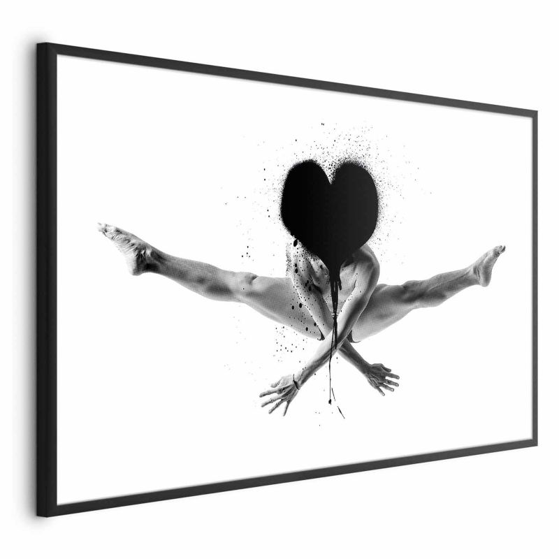 Plakat Artgeist Skok 90x60 cm z ramą czarną 1 szt