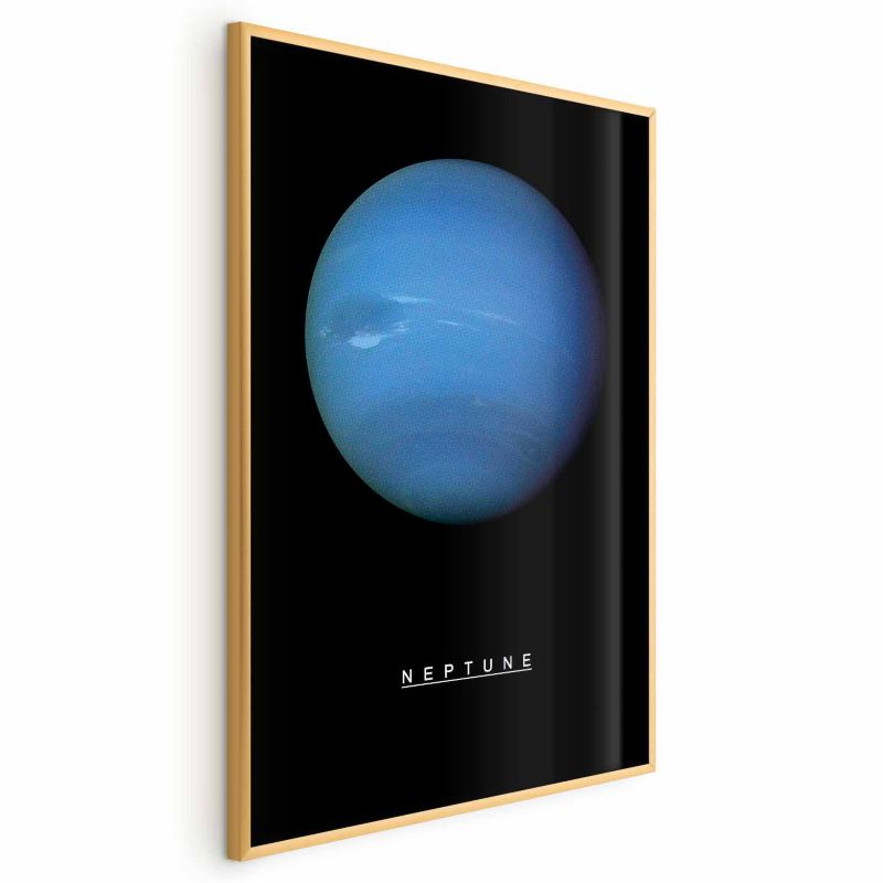 Plakat Artgeist Neptun 60x90 cm z ramą złotą 1 szt