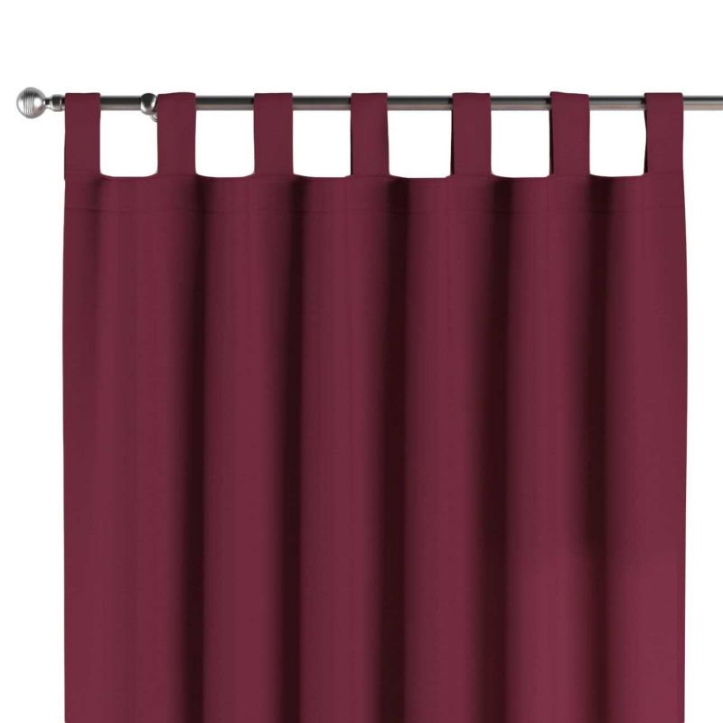 Zasłona na szelkach 1 szt. 130 x 260 cm Dekoria plum (śliwkowy) 1 szt.
