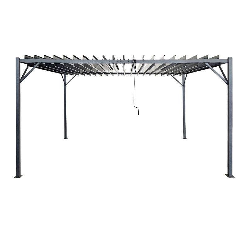 Pergola ogrodowa 4iQ Group 3x3m metalowa altana 1szt.