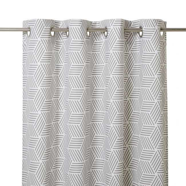 Zasłona GoodHome Luena 140 x 260 cm szara
