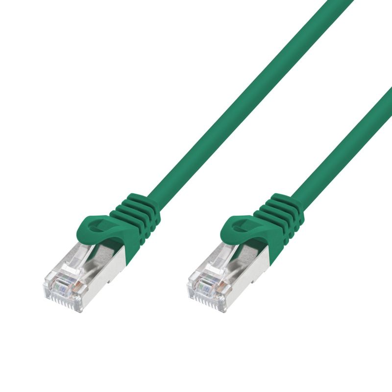 Patchcord LAN Extralink Kat.7 S/FTP 10m 20G Zielony Miedź Kabel sieciowy skrętka 1szt