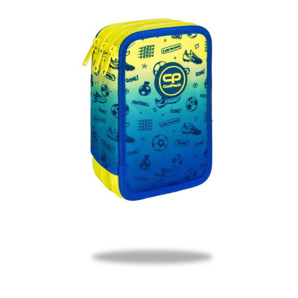 Coolpack Piórnik potrójny Jumper 3 z wyposażeniem FootBall 2T