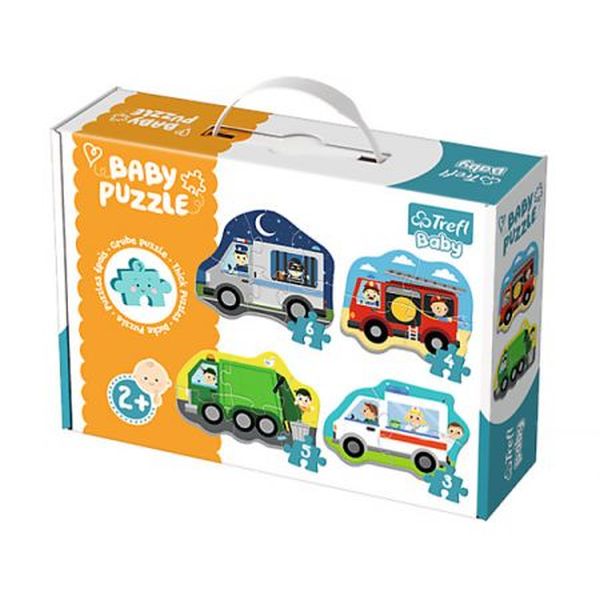 Trefl Puzzle Baby Classic Pojazdy i zawody / Trefl Baby