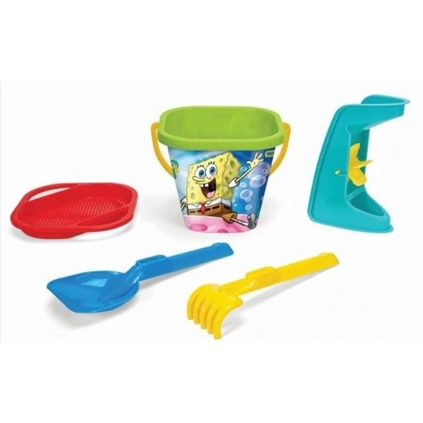 SPONGEBOB KOMPLET DO PIASKU 5 ELEMENTÓW
