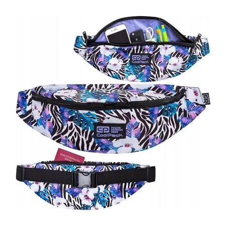COOLPACK - TRICK - SASZETKA NERKA - FLOWER ZEBRA