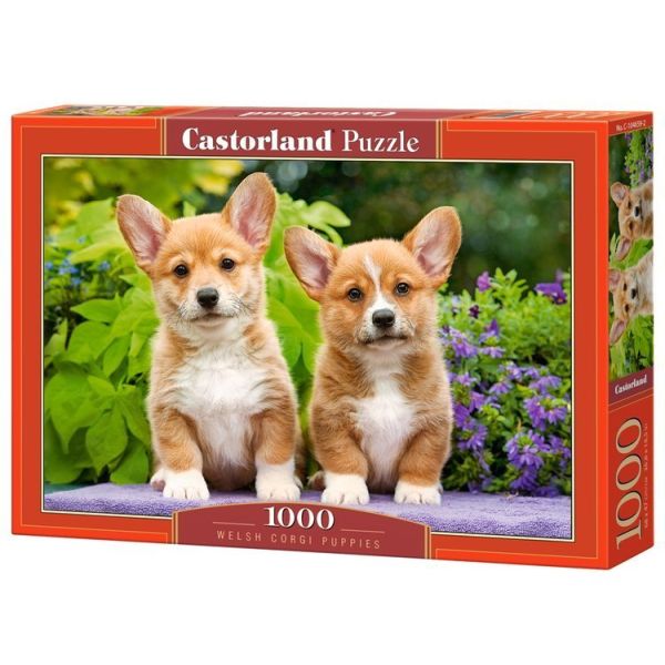 Castorland Puzzle 1000 el. C-104659-2 Welsh Corgi Puppies