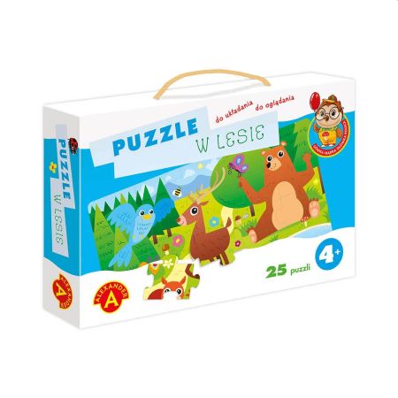 PUZZLE W LESIE - SÓWKA MĄDRA GŁÓWKA 1825