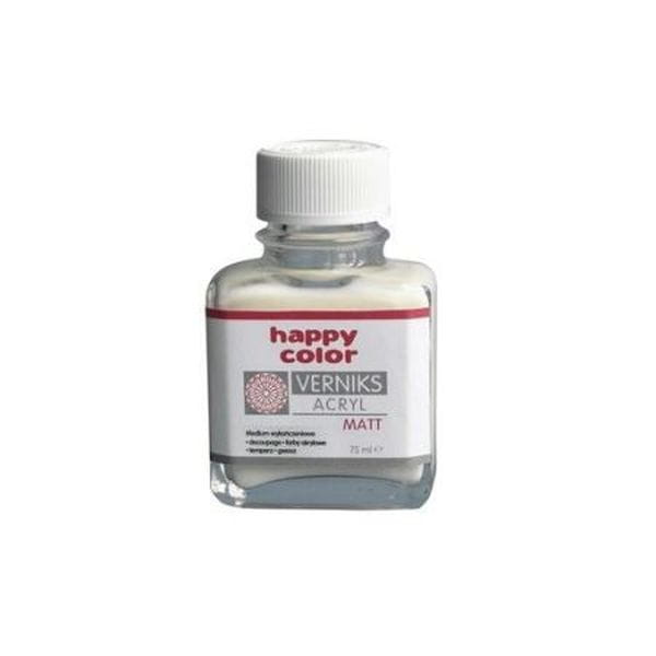Werniks akrylowy MATT, 75 ml, przezroczysty Happy Color