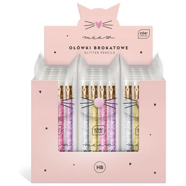 INT OŁÓWKI MINI GLITTER 4SZT