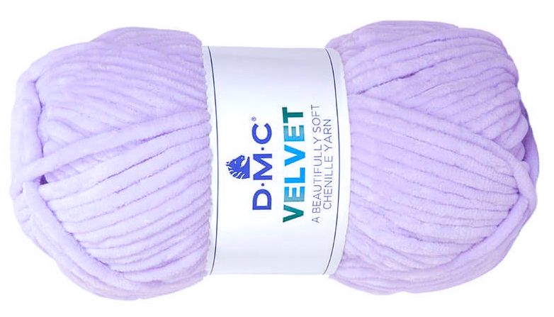 włóczka DMC VELVET 100gr. kol. 006 jasny fioletowy