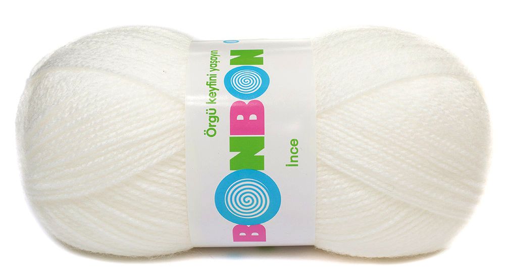 włóczka Bonbon Ince 100gr kol. 98594 / jasny ecru