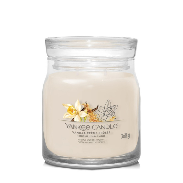 Yankee Candle Świeca średnia Vanilla Creme Brulee