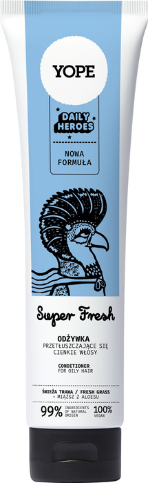 YOPE Odżywka Do Włosów Przetłuszczających Się Super Fresh, 170 ml