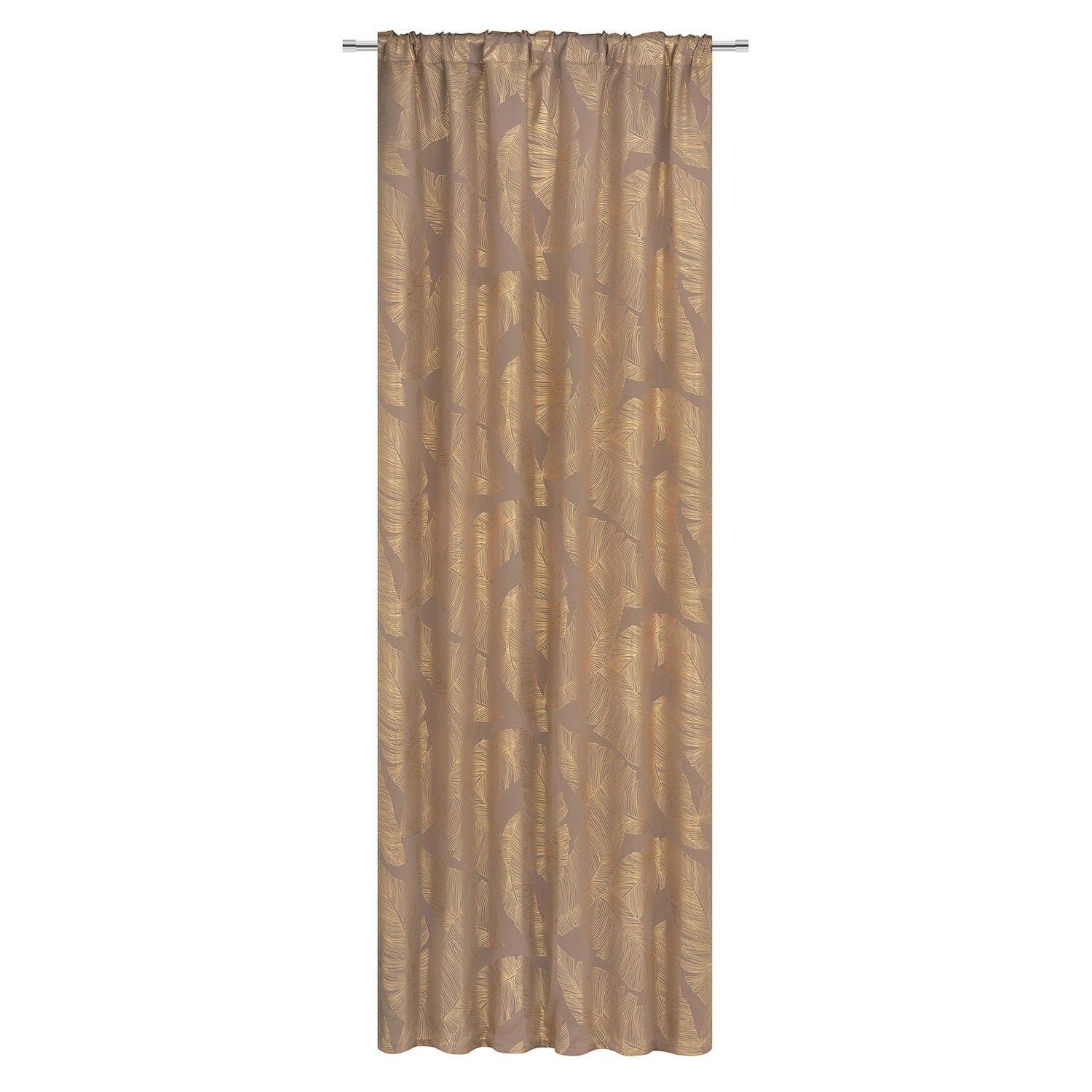Zasłona GREAT na taśmie 135 cm x 300 cm beżowa
