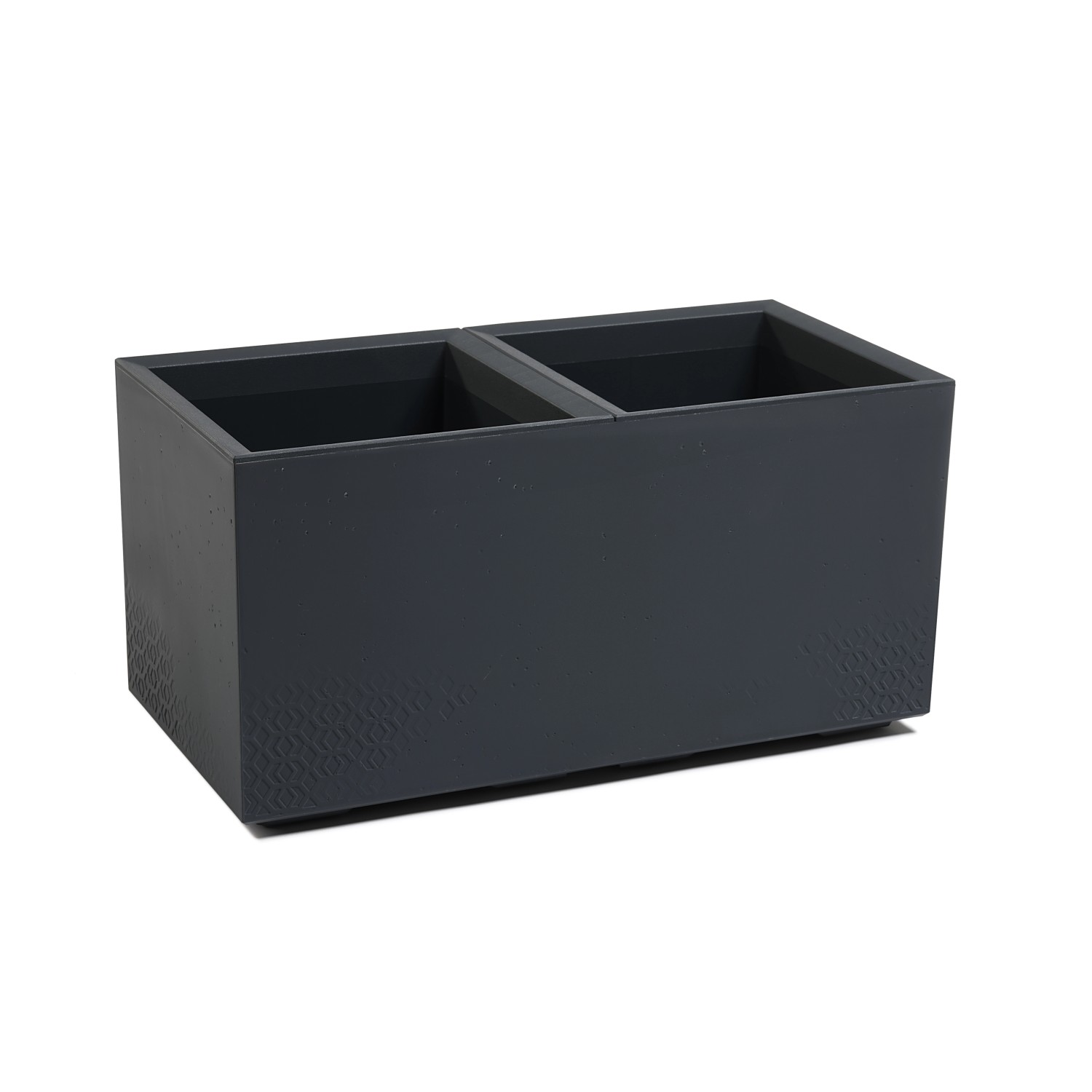 Kwietnik Karo beton antracyt - 80 cm