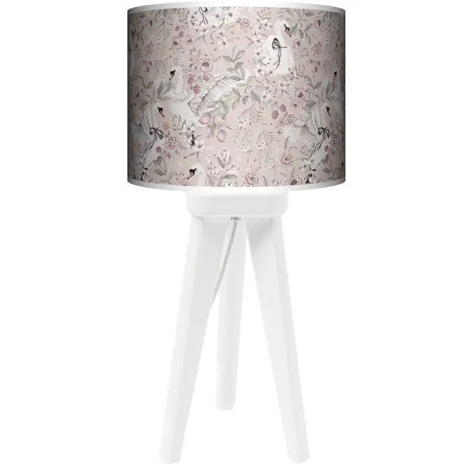 Lampa Trójnóg mała Swan Queen kolor podstawy do wyboru FL - biały