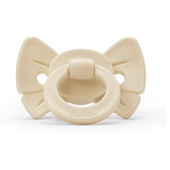 Elodie Details - Smoczek Binky Bow - Oat White SC