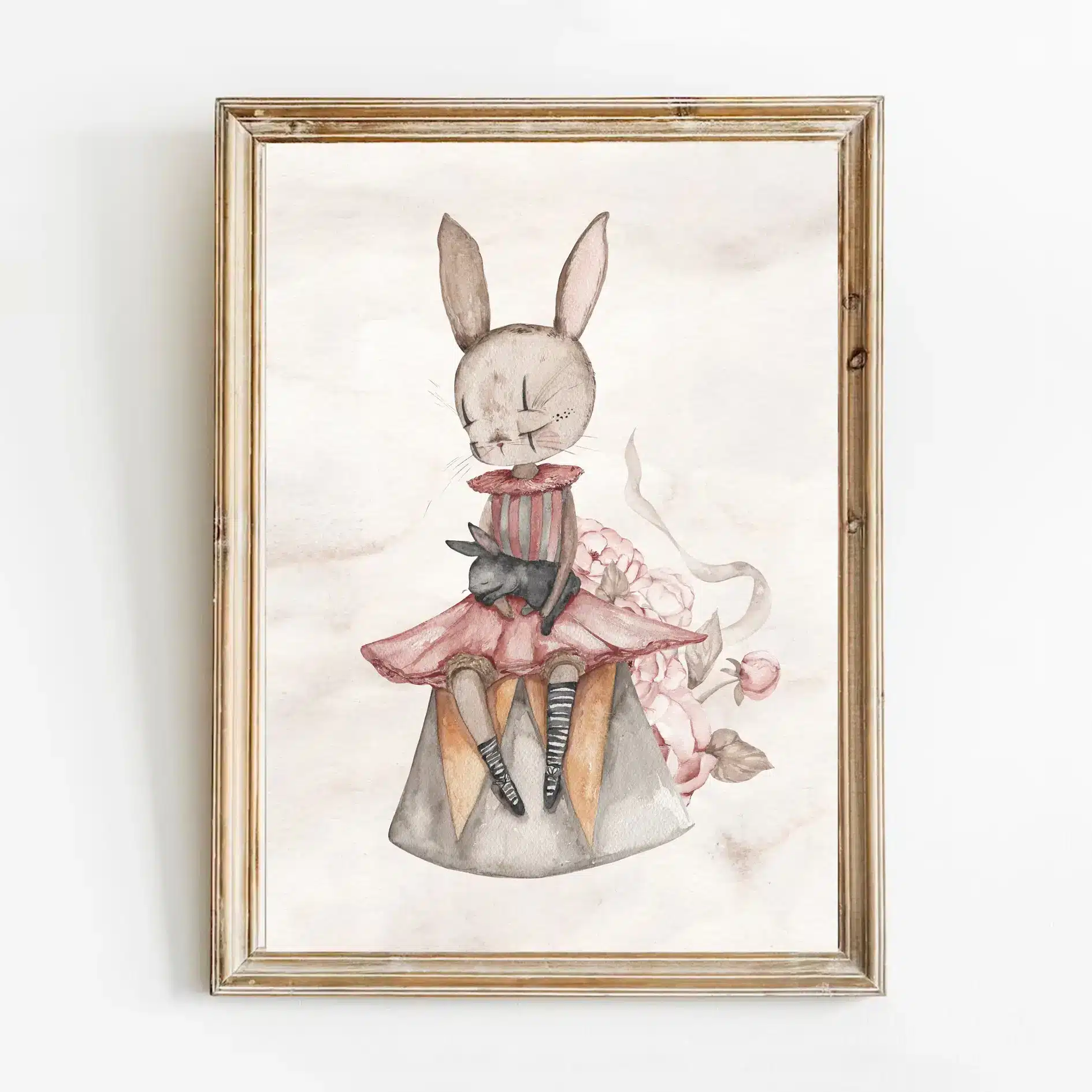 Plakat Ballerina z Zajączkiem - Sam plakat A3