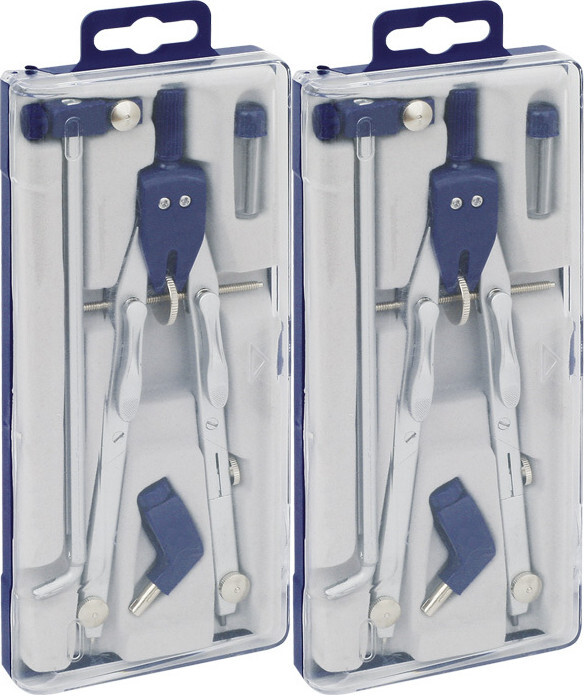 2x Cyrkiel techniczny Grand GR-C204 / S08004A, z akcesoriami
