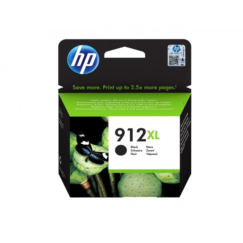Tusz HP 912XL (3YL84AE), 825 stron, black (czarny)