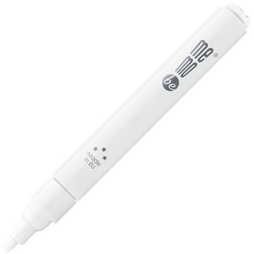 Marker olejowy MemoBe MM301, okrągła, 2-4mm, biały