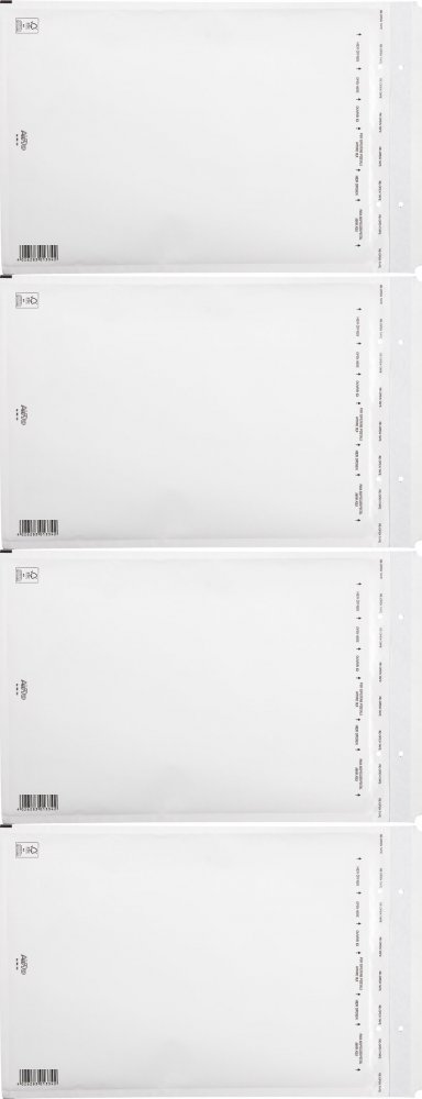 5x Koperta bąbelkowa Bong AirPro, I19, 320x455mm, 10 sztuk, biały